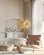 Golven Lampe Pendante Rattan Tissé Organique Artistique - Neutralighting