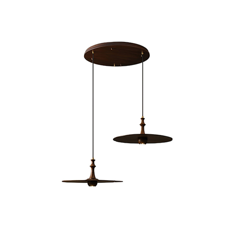 Syrinyra Suspension Sculpturale Disque Bois - Neutralighting