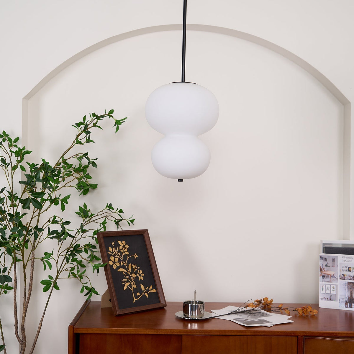 Warren Lampe Pendante en Verre Minimaliste - Neutralighting