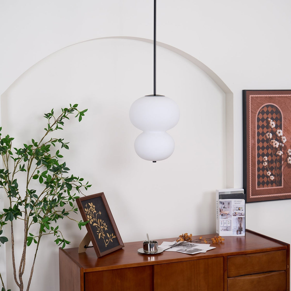 Warren Lampe Pendante en Verre Minimaliste - Neutralighting