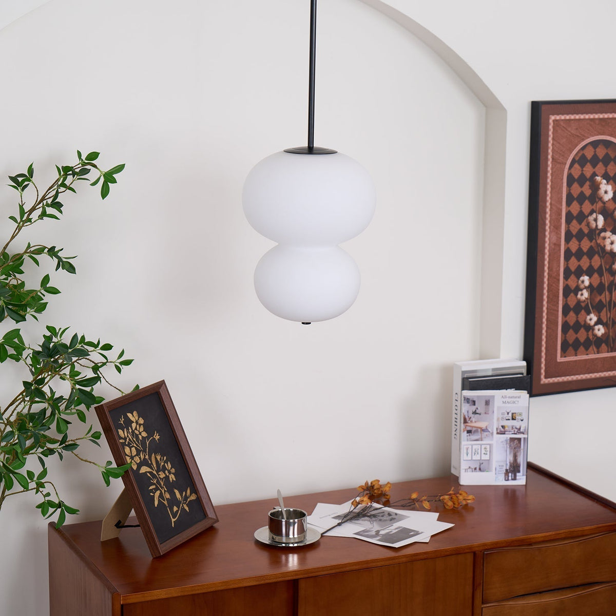 Warren Lampe Pendante en Verre Minimaliste - Neutralighting