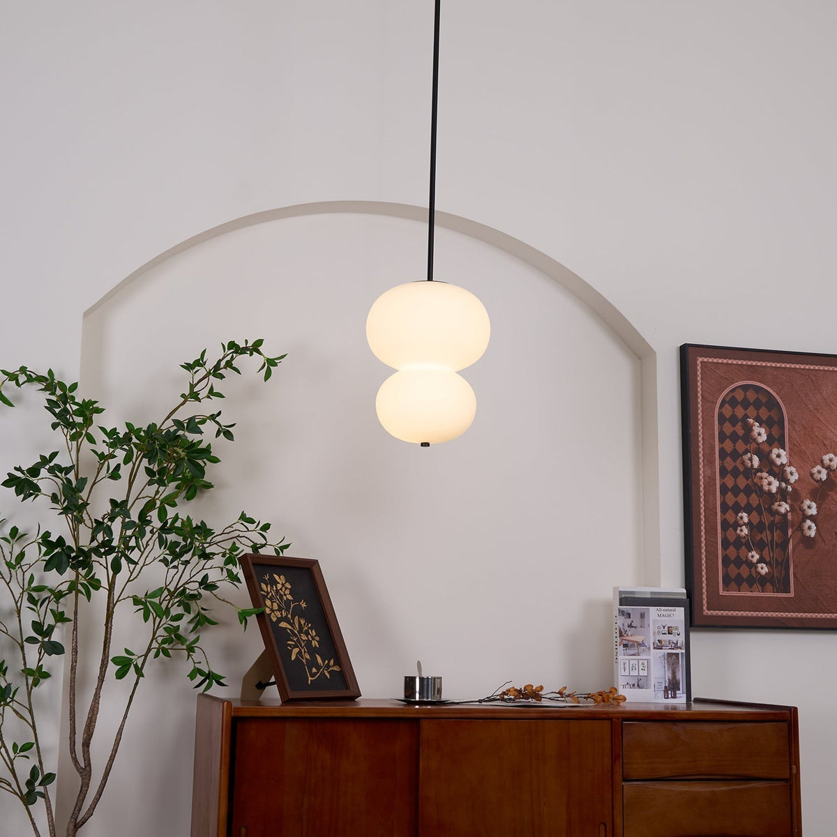 Warren Lampe Pendante en Verre Minimaliste - Neutralighting