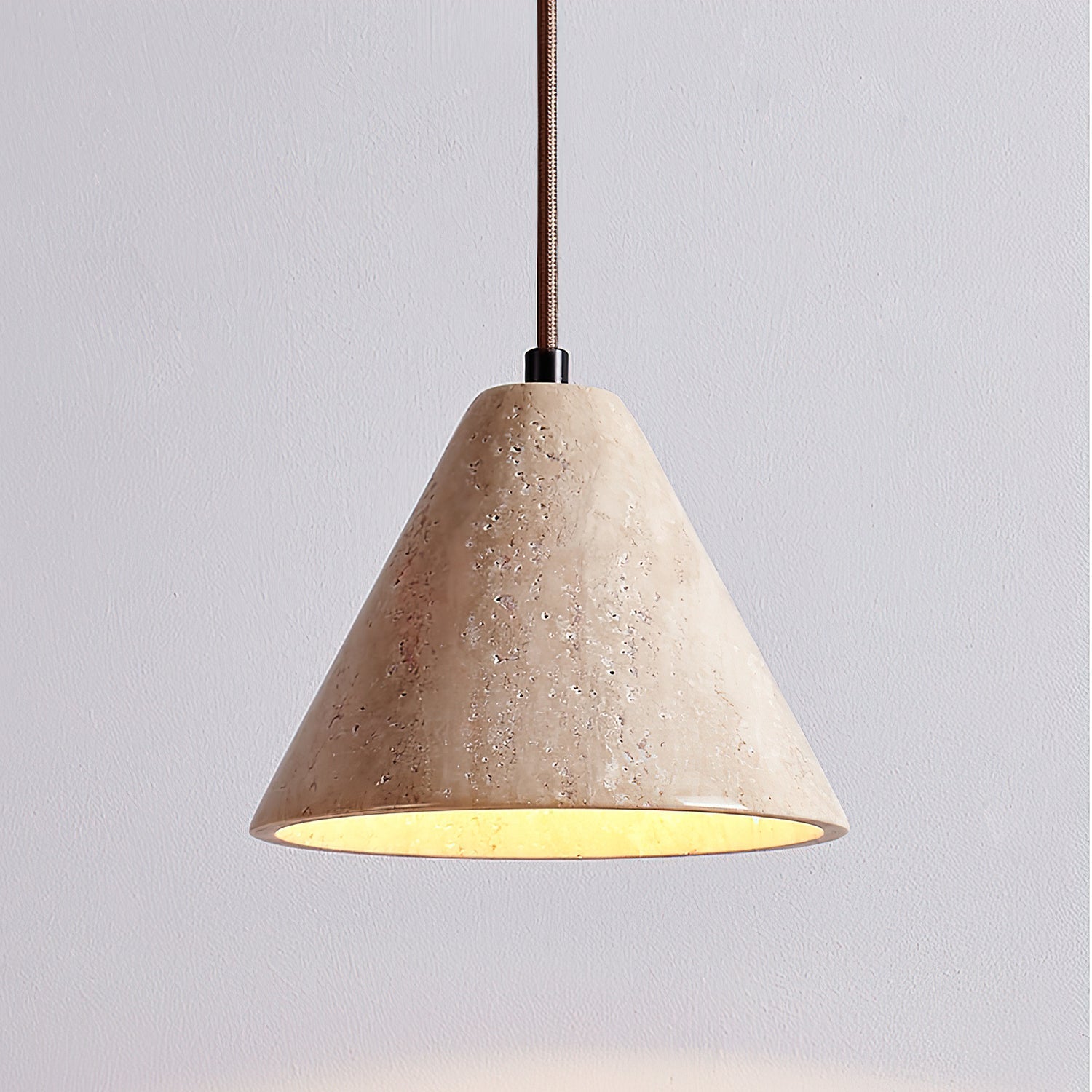 Cezoriel Suspension Moderne en Travertin - Neutralighting