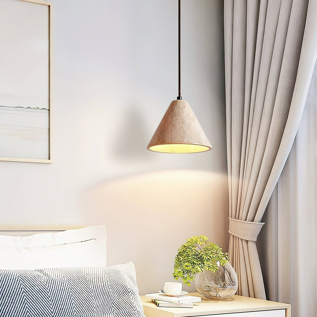 Cezoriel Suspension Moderne en Travertin - Neutralighting