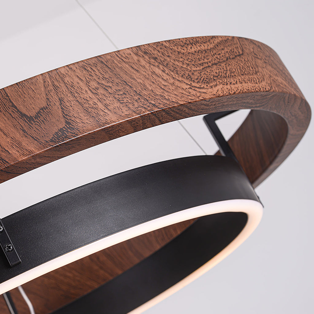 Acorn Lustre Anneau en Bois - Neutralighting