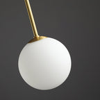 Lustra Chandelier Globe Rouge Moderne - Neutralighting