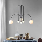 Lustra Chandelier Globe Rouge Moderne - Neutralighting