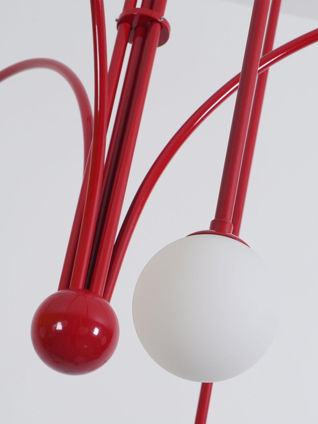 Lustra Chandelier Globe Rouge Moderne - Neutralighting