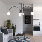 Lustra Chandelier Globe Rouge Moderne - Neutralighting
