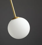Lustra Chandelier Globe Rouge Moderne - Neutralighting