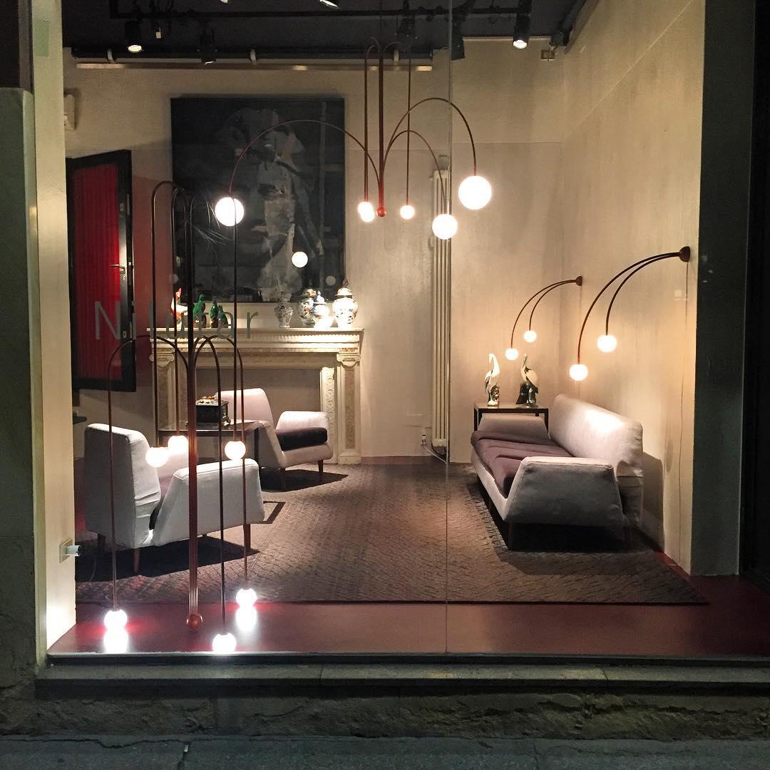 Lustra Chandelier Globe Rouge Moderne - Neutralighting