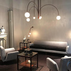Lustra Chandelier Globe Rouge Moderne - Neutralighting