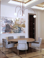 Lustra Chandelier Globe Rouge Moderne - Neutralighting