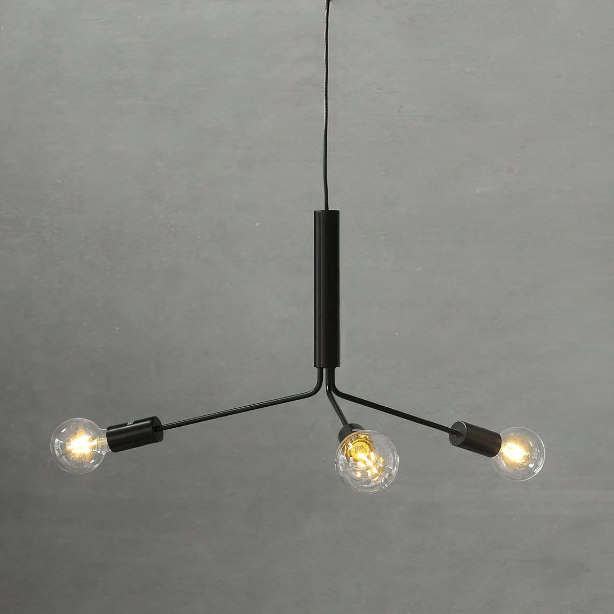 Mysolisra Lustre Moderne Minimaliste En Métal De Style Métro - Neutralighting