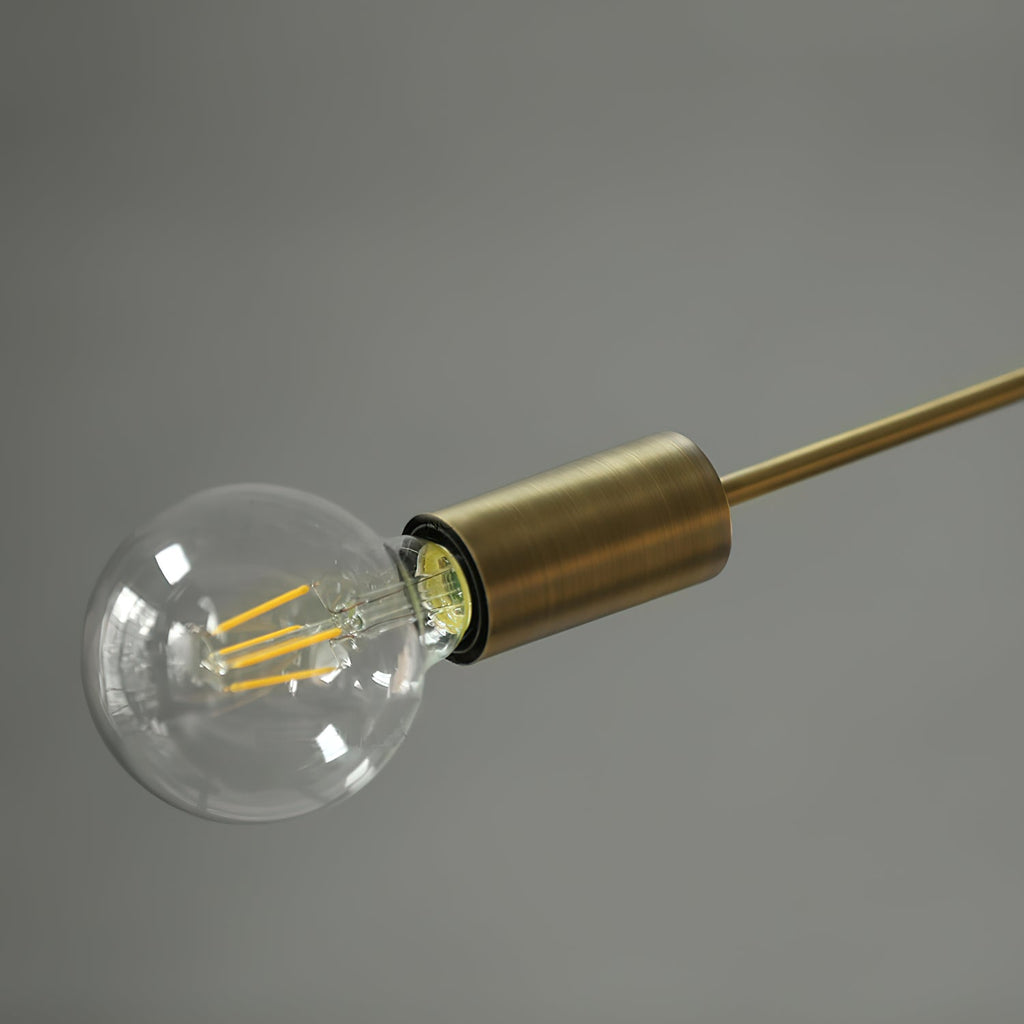 Mysolisra Lustre Moderne Minimaliste En Métal De Style Métro - Neutralighting