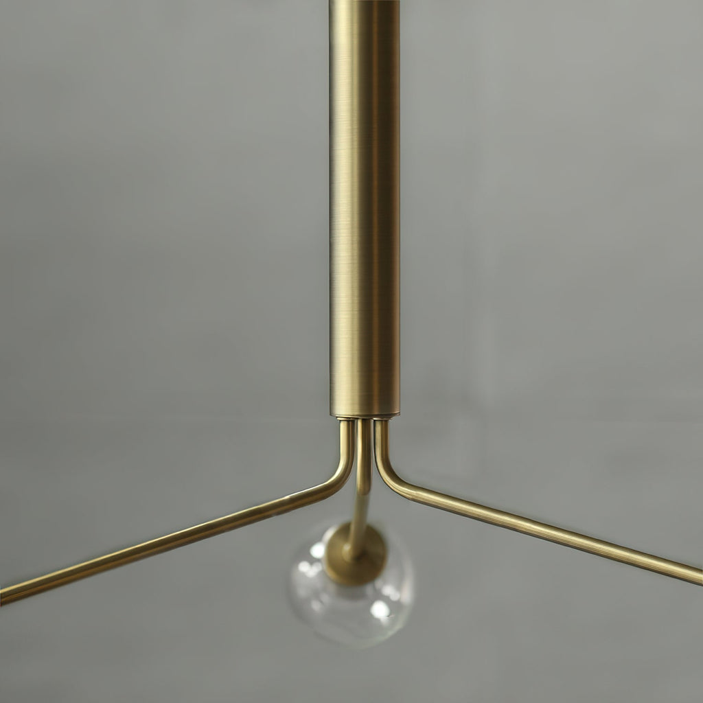 Mysolisra Lustre Moderne Minimaliste En Métal De Style Métro - Neutralighting