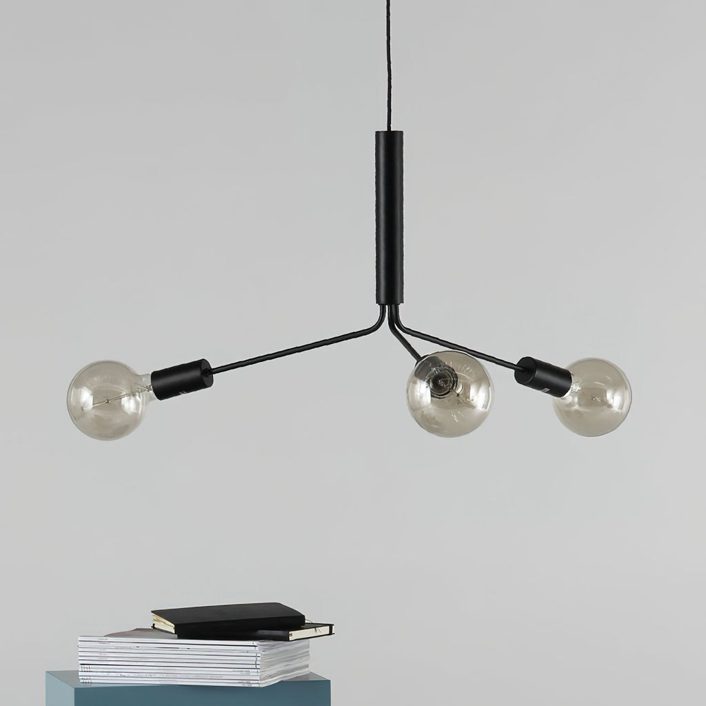 Mysolisra Lustre Moderne Minimaliste En Métal De Style Métro - Neutralighting