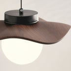 Suspension Verre Ondulé Ombre Sculptural Minimaliste Accent - Neutralighting