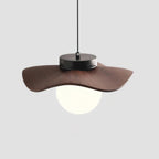 Suspension Verre Ondulé Ombre Sculptural Minimaliste Accent - Neutralighting