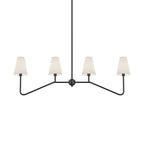 Lustra Chandelier Laiton Courbé Beige Linéaire - Neutralighting