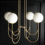 Mjolkuvyi Lustre En Métal Et Verre Minimaliste Moderne - Neutralighting