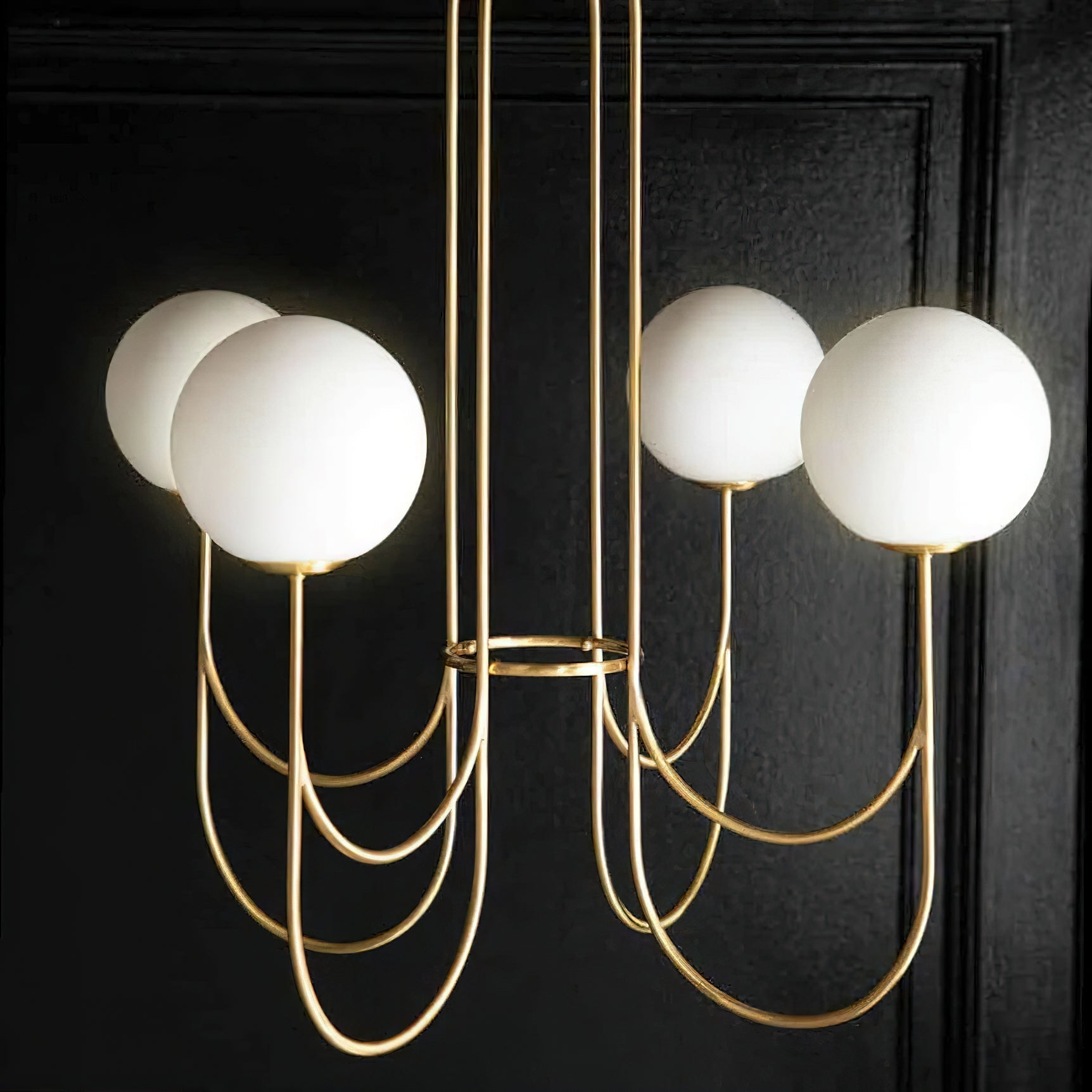 Mjolkuvyi Lustre En Métal Et Verre Minimaliste Moderne - Neutralighting