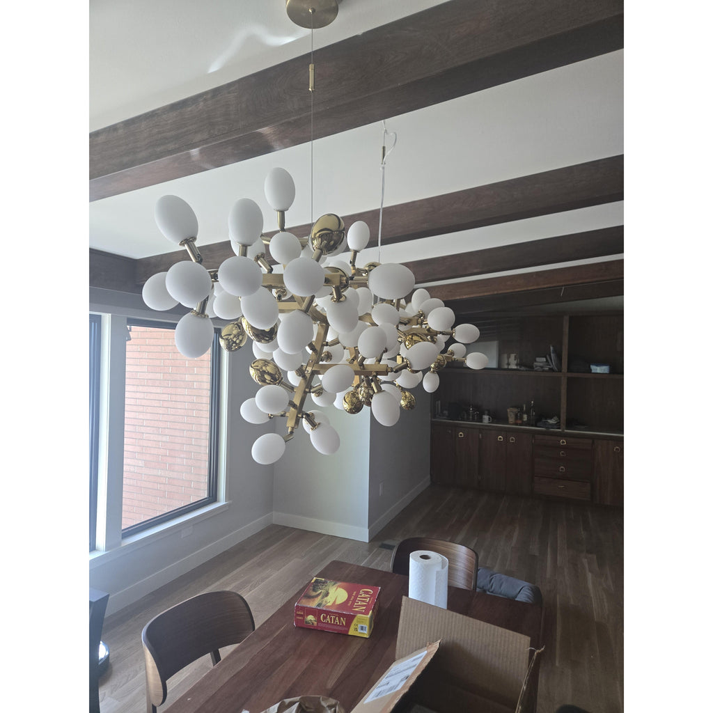Cithaila Lustre Postmoderne De Luxe En Métal Et Verre - Neutralighting