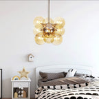 Valentina Minimalisme Rond Suspension Métal/Verre Chambre à coucher - Neutralighting