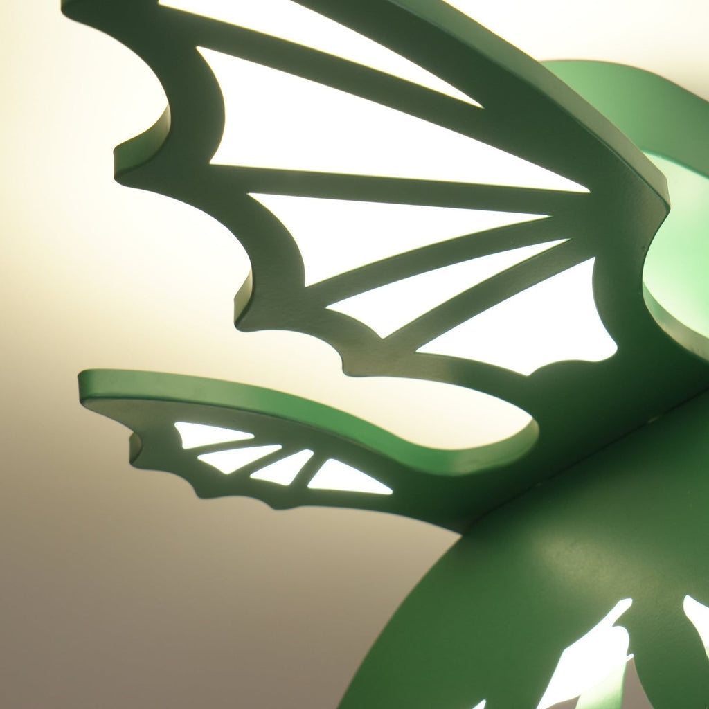Lustra Plafonnier Dinosaure Vert LED - Neutralighting
