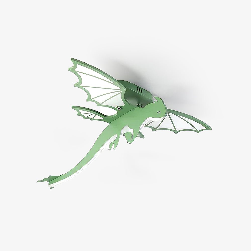 Lustra Plafonnier Dinosaure Vert LED - Neutralighting