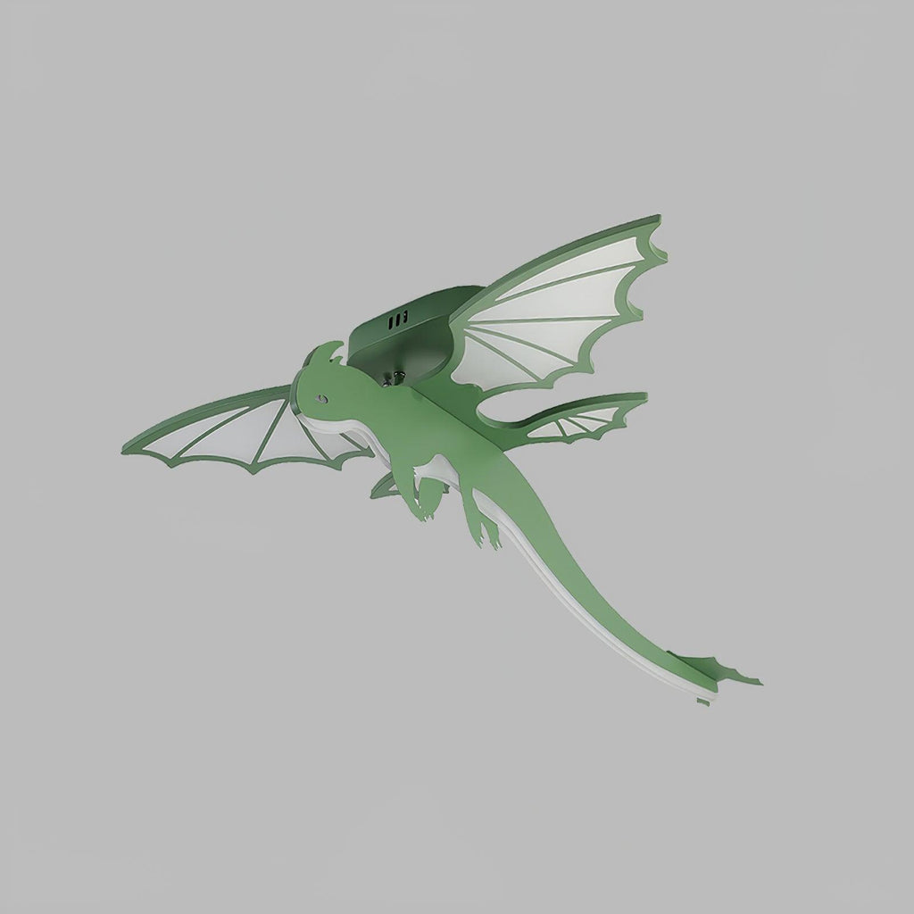 Lustra Plafonnier Dinosaure Vert LED - Neutralighting