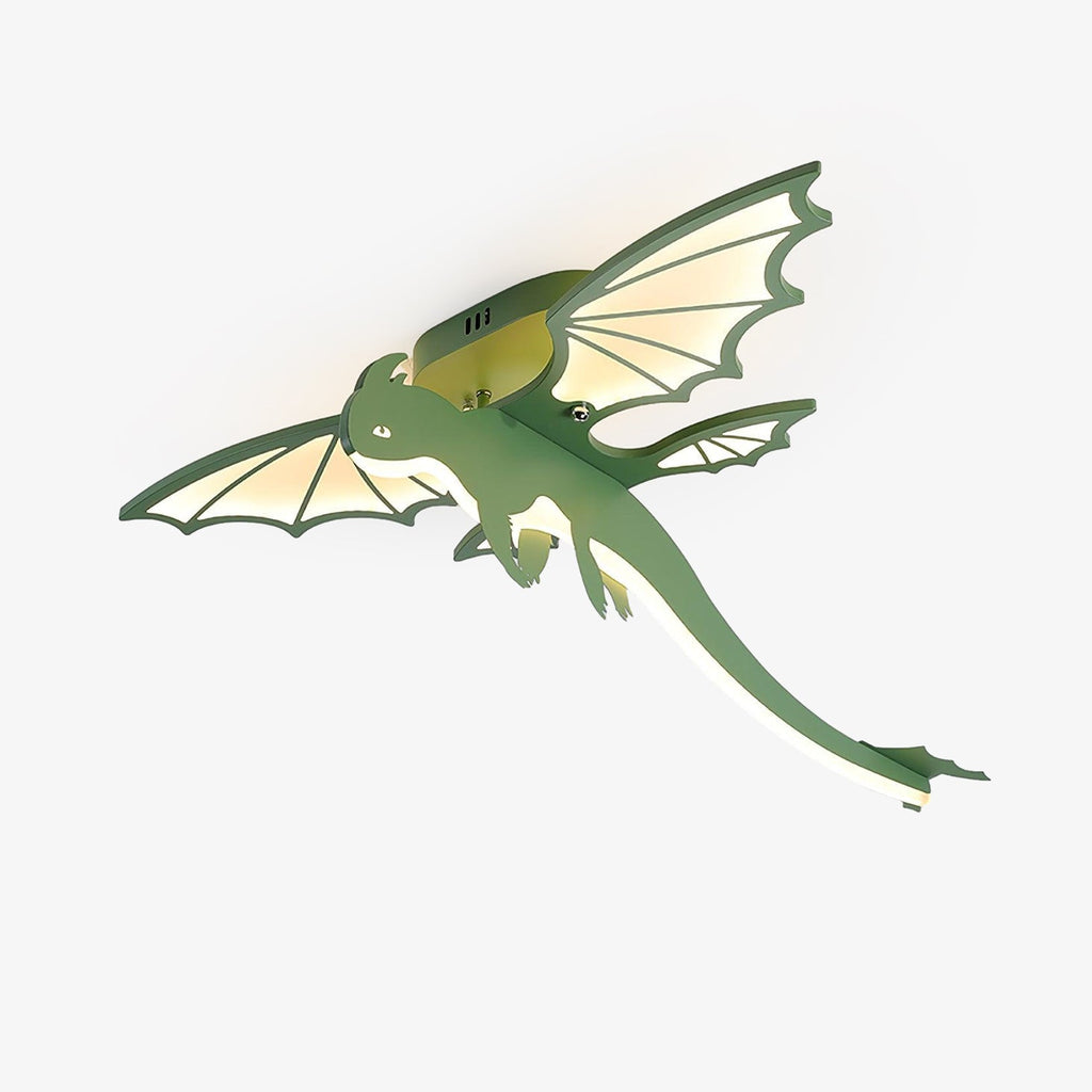 Lustra Plafonnier Dinosaure Vert LED - Neutralighting