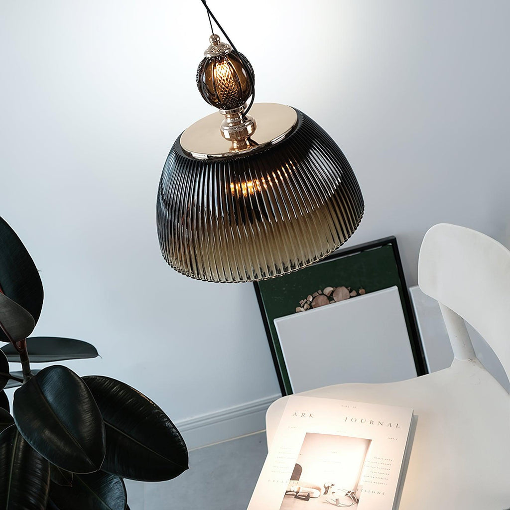 Nyra Lampe Pendante Rétro en Verre - Neutralighting