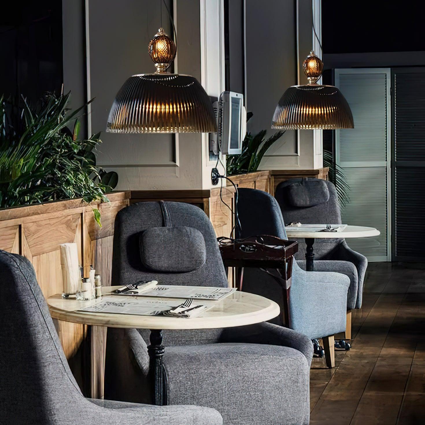 Nyra Lampe Pendante Rétro en Verre - Neutralighting