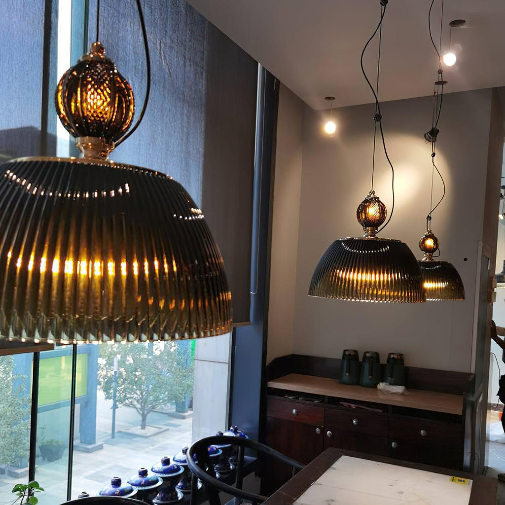 Nyra Lampe Pendante Rétro en Verre - Neutralighting