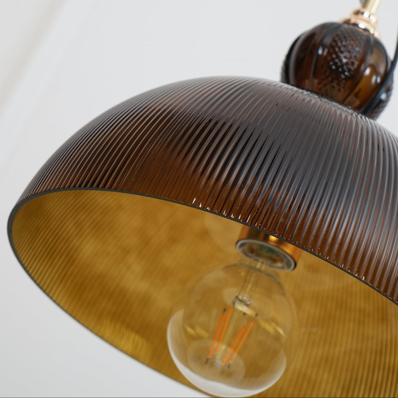 Nyra Lampe Pendante Rétro en Verre - Neutralighting