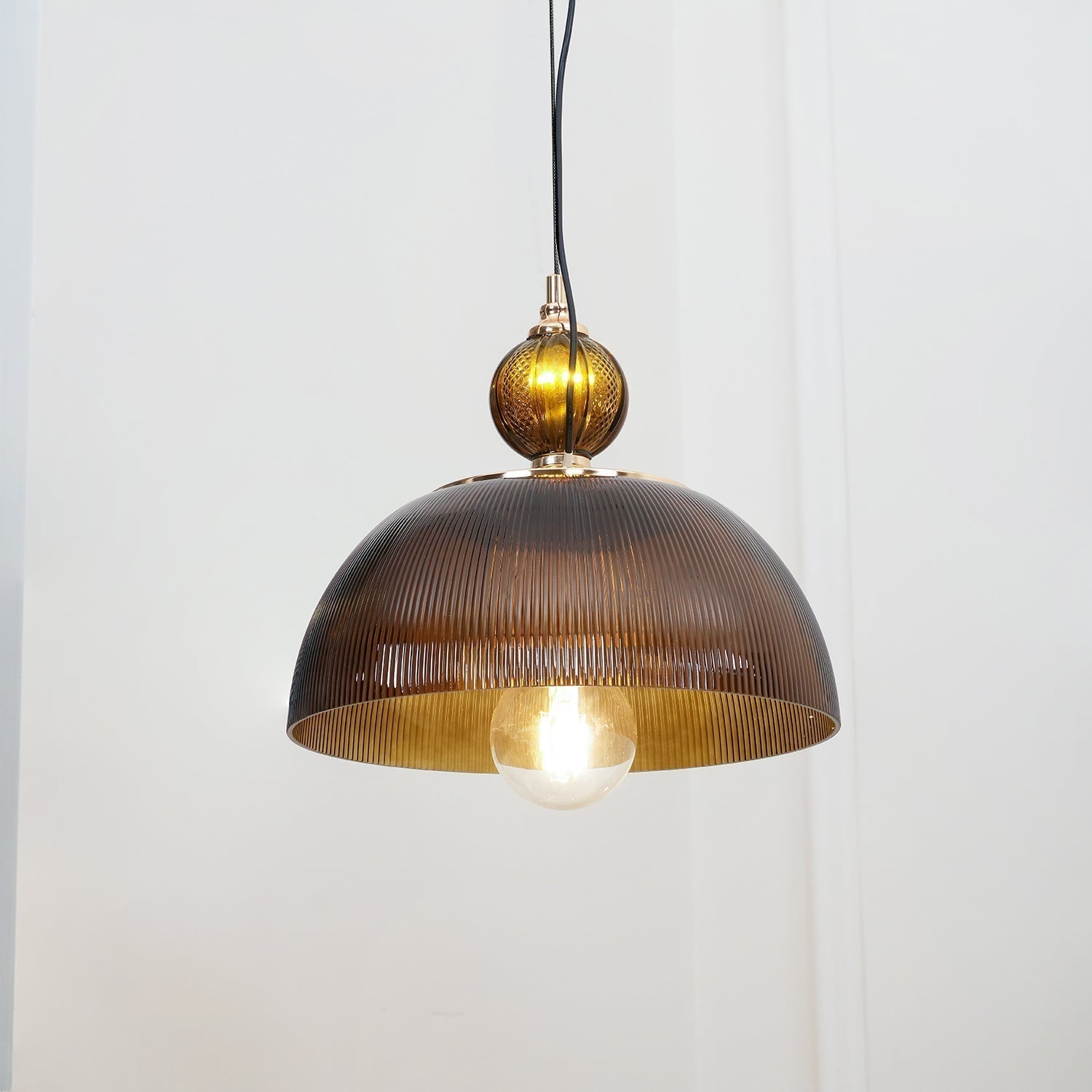 Nyra Lampe Pendante Rétro en Verre - Neutralighting