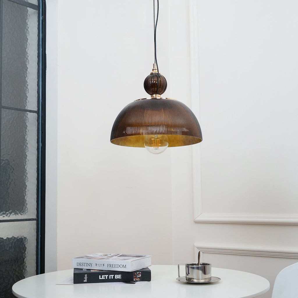 Nyra Lampe Pendante Rétro en Verre - Neutralighting