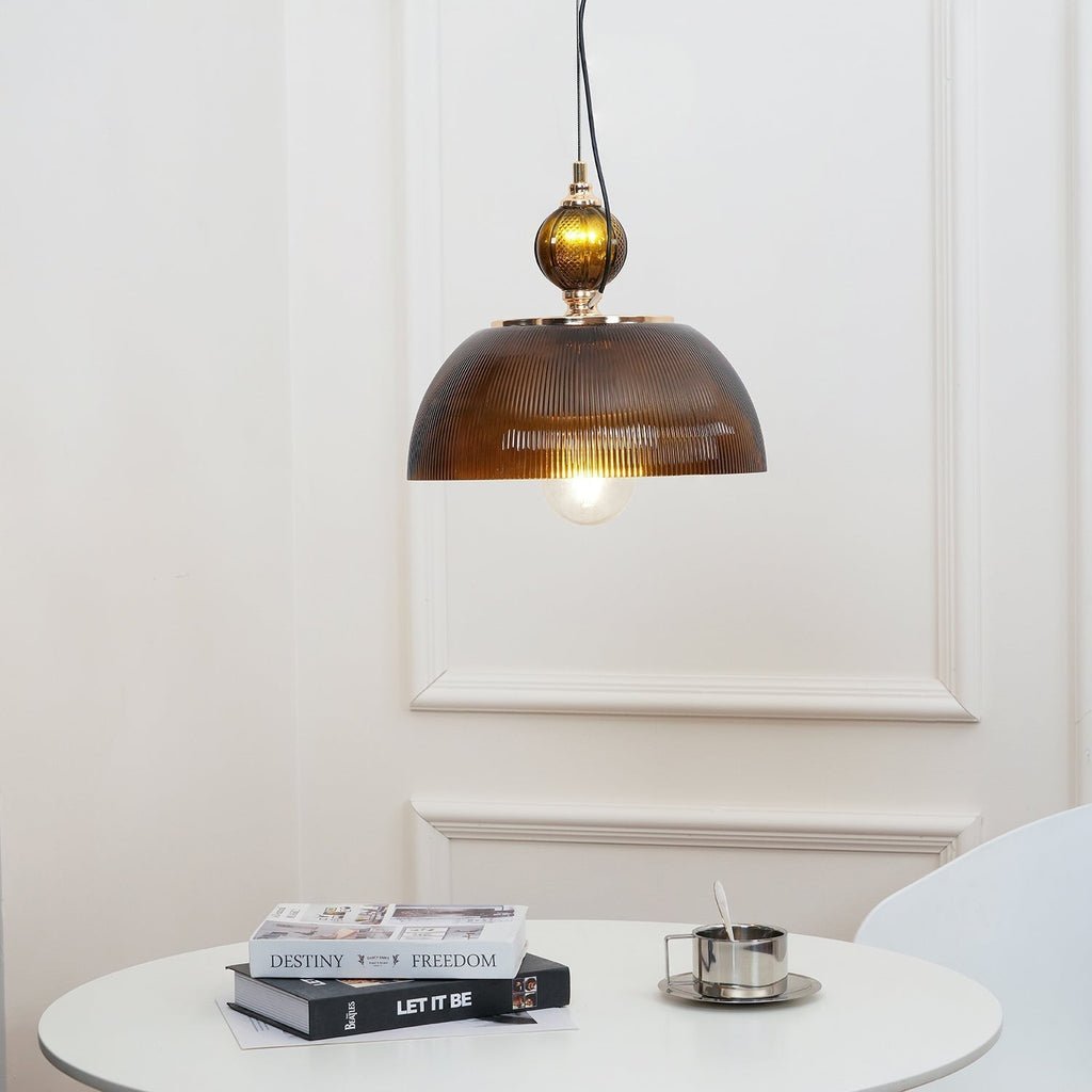 Nyra Lampe Pendante Rétro en Verre - Neutralighting