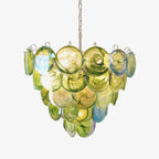 Aurora Lustre en Verre de Murano Vert - Neutralighting