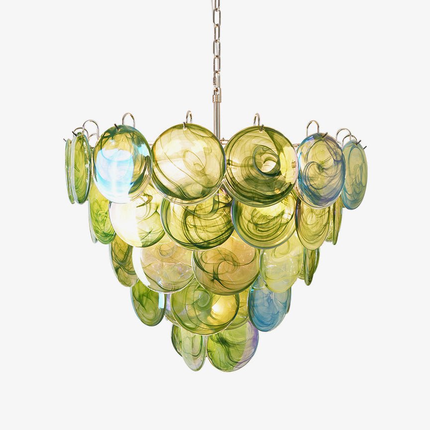 Aurora Lustre en Verre de Murano Vert - Neutralighting