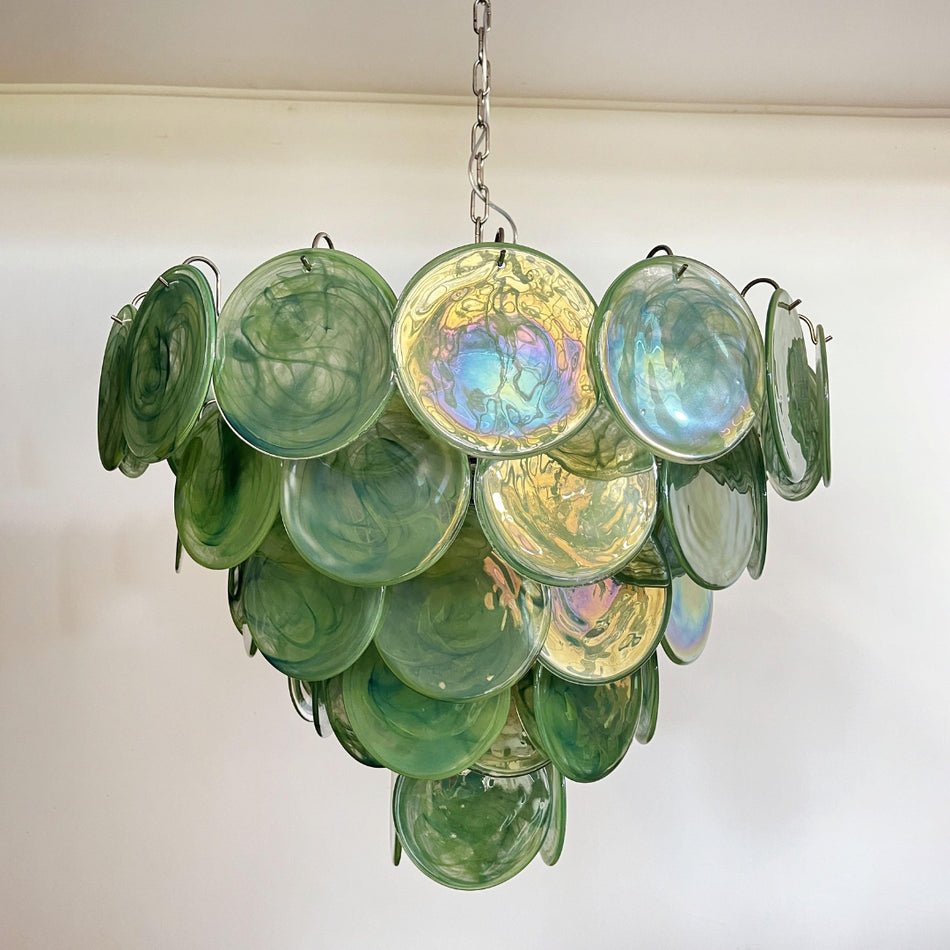 Aurora Lustre en Verre de Murano Vert - Neutralighting