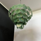 Aurora Lustre en Verre de Murano Vert - Neutralighting