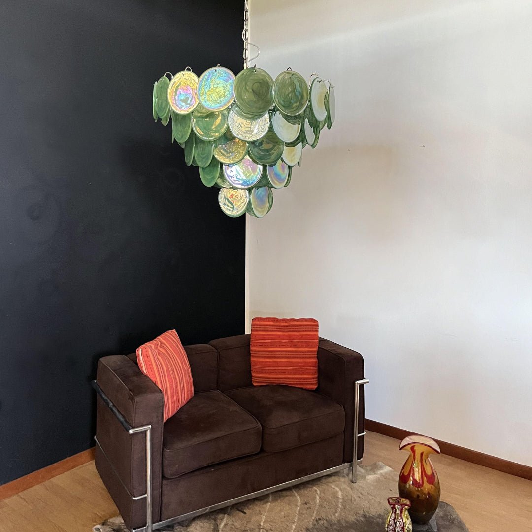 Aurora Lustre en Verre de Murano Vert - Neutralighting