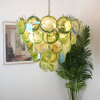 Aurora Lustre en Verre de Murano Vert - Neutralighting