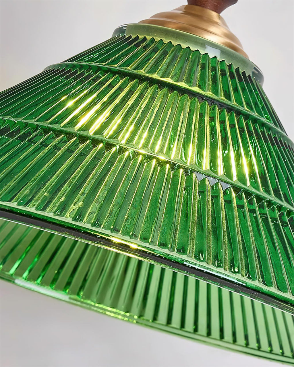 Nolyn Lampe Suspension Verre Vintage Cannelé - Neutralighting