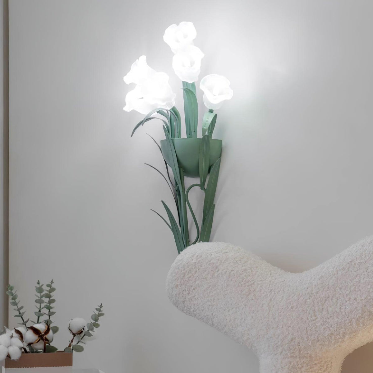 Lunafleur Applique Murale Inspirée de la Nature Lys - Neutralighting