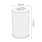 Greta Lampe Extérieure Cylindre en Acier Inoxydable Moderne - Neutralighting