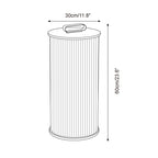 Greta Lampe Extérieure Cylindre en Acier Inoxydable Moderne - Neutralighting