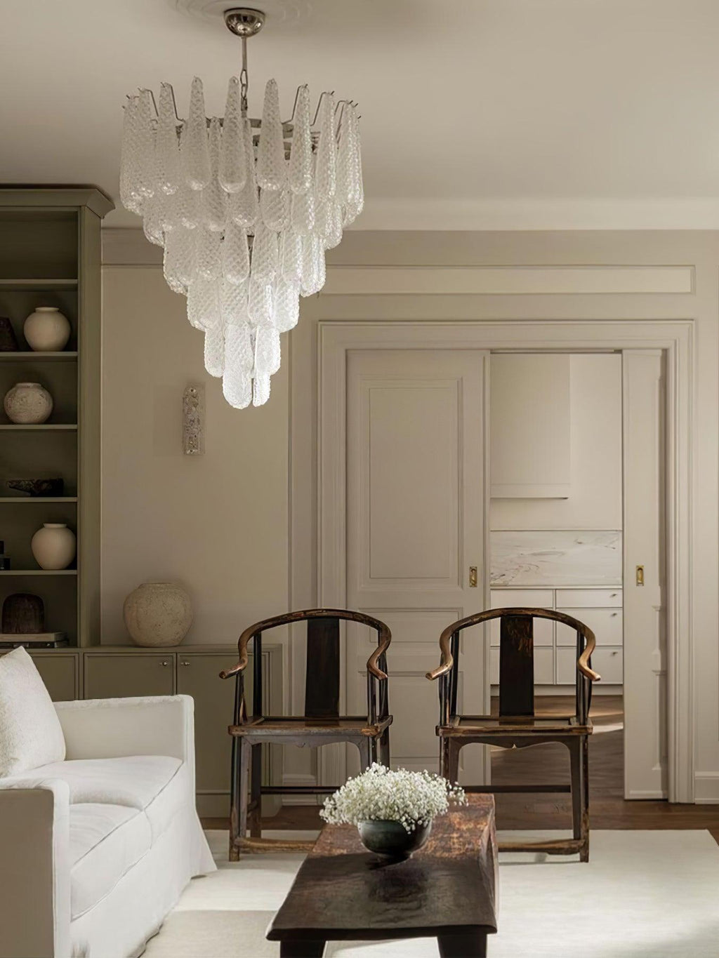 Zemaryra Chandelier en Verre Murano Luxueux - Neutralighting